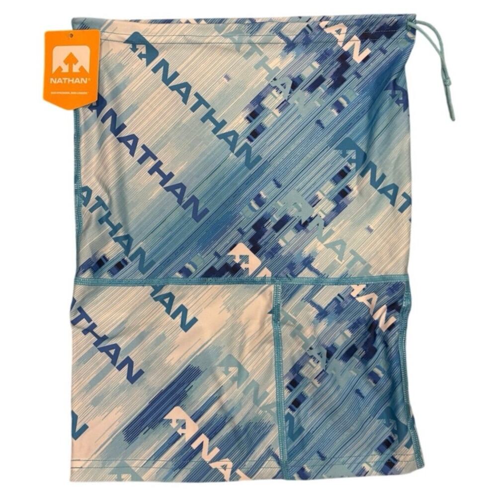 Nathan RunCool Ice Bandana. Neck Head Face Running Bandana Stash Pockets for Ice
